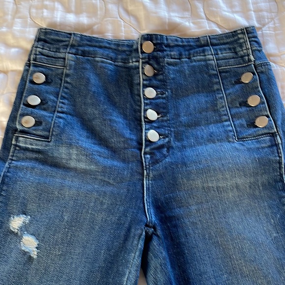 J Brand jeans with buttons high waist super cute - Picture 2 of 5